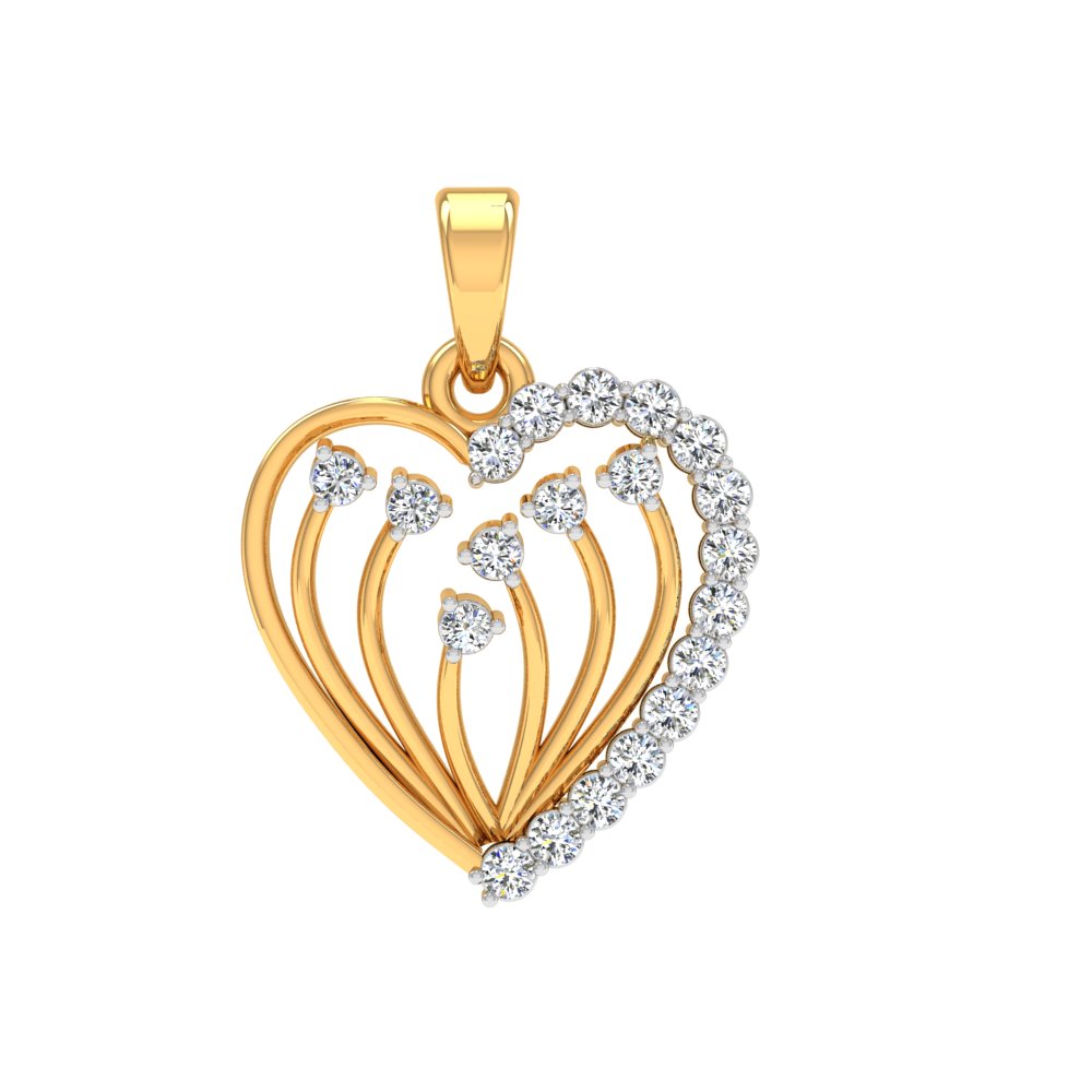 Fashionable Delicate Hearts Pendant